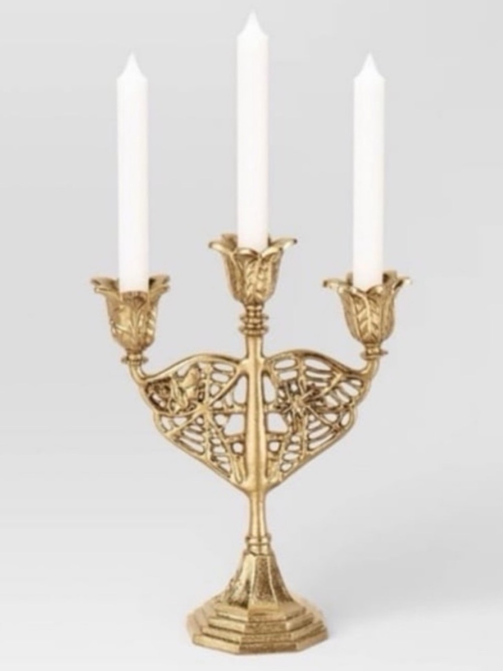Threshold Gold Victorian Candelabra